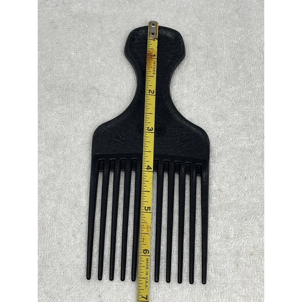 Vintage Goody‎ Hair Pick Textured Plastic Handle Lift Comb 6.5